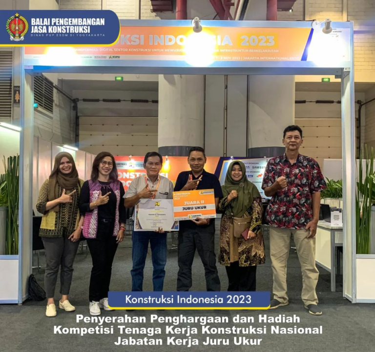 Pemda DIY Juara II Nasional Juru Ukur Kompetisi Konstruksi Indonesia ...